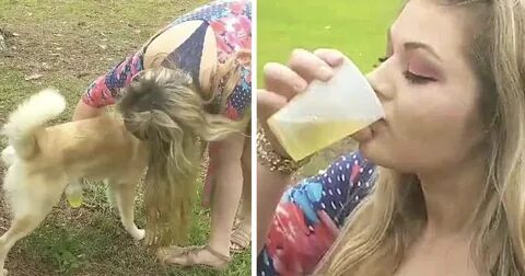 this-woman-drinks-her-dogs-urine-and-claims-it-cleared-her-a