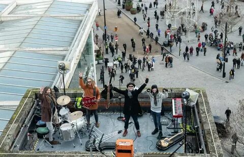 The Beatles' perform at St Pancras International - Camden To