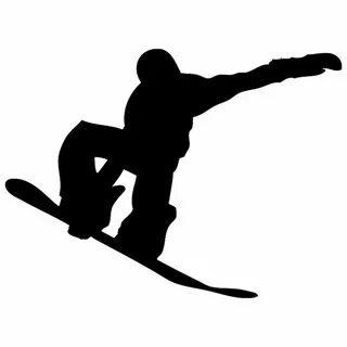 Snowboarder Silhouette free image download