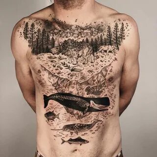 I like the multi dynamic aspect of this. Stomach tattoos, Ta