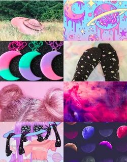 pastel goth x bubble goth x space aesthetic requested by ano
