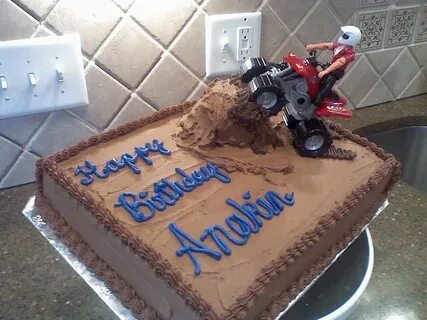 Four Wheeler cake Boy birthday cake, Bike cakes, Dirt bike c