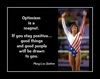Mary Lou Retton Gymnastics Inspirational Quote Wall Art Post