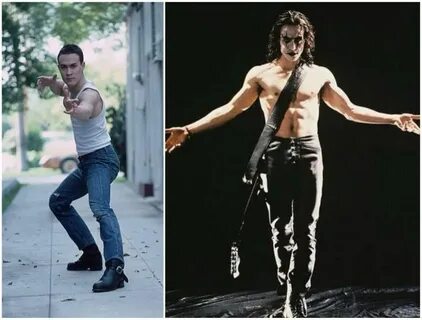 Brandon Lee's height, weight. A fitted son of a toned father