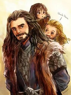 Uncle Thorin and little nephew by Kadeart0 Fili y kili, Thor