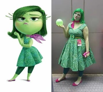 Disgust Cosplay - Inside Out costume - DragonCon 2015 Inside