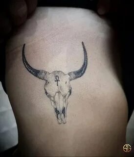 Фото тату череп козла 28.07.2019 № 063 - goat skull tattoo -