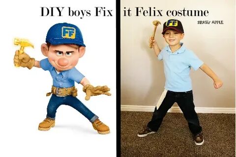 Fix It Felix costume Boys disney costumes, Boy costumes, Diy