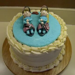 Cake and Jewelry: Twins! cake