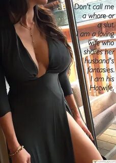 Sexy Memes Hotwife Caption № 9260: slender cougar in black d