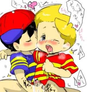 lucas (mother 3), ness (mother 2), mother (game), nintendo, 
