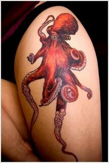 32 Cool Octopus Tattoo Design: Octopus Tattoo Design For Gir