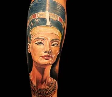 Nefertiti tattoo by Peter Hlavacka Post 24016 Nefertiti tatt