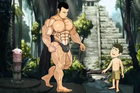 sam and matt muscle growth 2 by Salvador503 Art, Painting, H