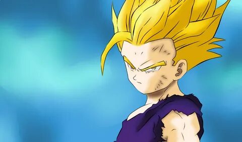 Free download Gohan Ssj2 Wallpaper Gohan ssj2 colored by rae