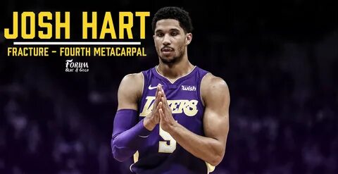 Lakers News: Josh Hart Suffers Broken Hand - Forum Blue And 