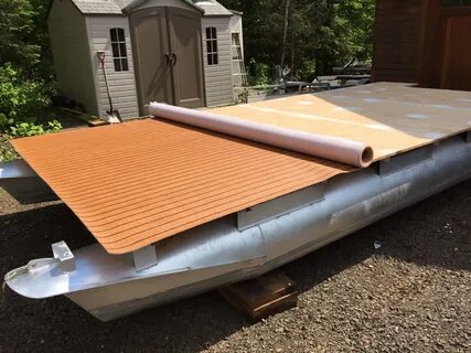 1989 Pontoon Boat Restoration - Story/Pictures TCG The Chica