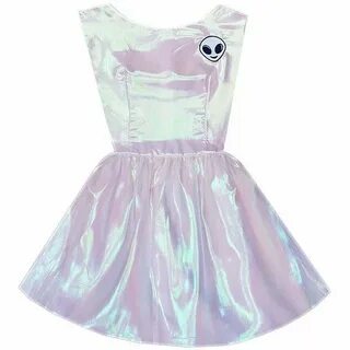 I Want To Believe Hologram Dress Bonne Chance Collections ($