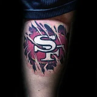 50 San Francisco 49ers Tattoos For Men - Football Design Ide