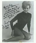 Angie Dickinson - Autographed Inscribed Photograph 1984 Hist
