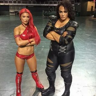 John Canton в Твиттере: "Here's Nia Jax with Eva Marie she's