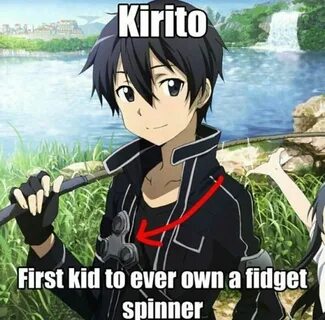 Sword Art Online - Kirito (Kazuto Kirigaya) - Kirito's Fidge