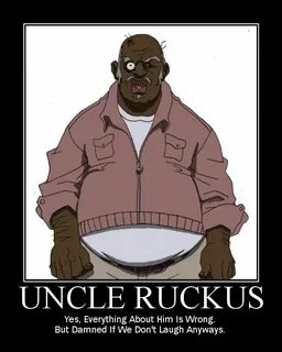 Uncle Ruckus Poster 80s cartoons, Boondocks characters, Cart