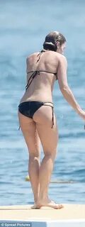 Natasha Andrews shows off her toned figure in in Cannes with