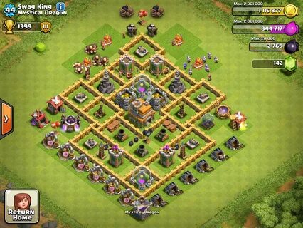 Clash Of Clan Design Town Hall 7