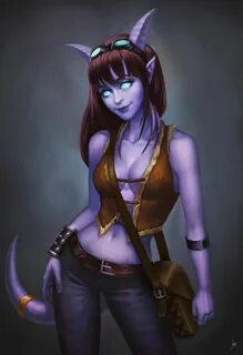 Pin by Remi Langlois on Tiefling and Draenei Warcraft art, F