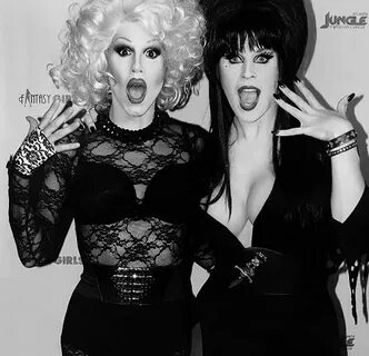 Sharon Needles & World Famous Elvira Lookalike Patterson Lun