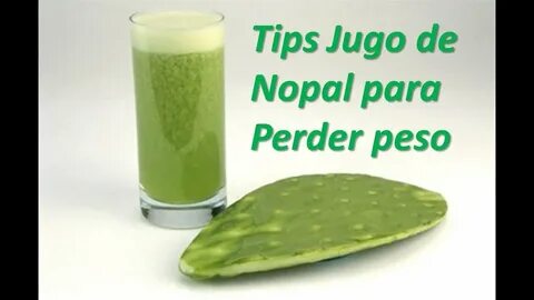 Tips Jugo Nopal para Perder Peso - YouTube