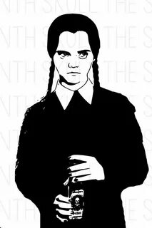 Halloween SVG - Wednesday Addams svg - SVG Design - Hallowee