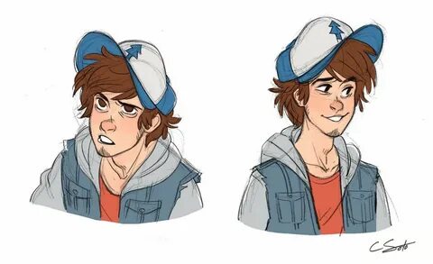 They Call me Halfy (An older Dipper design. Bill is coming s