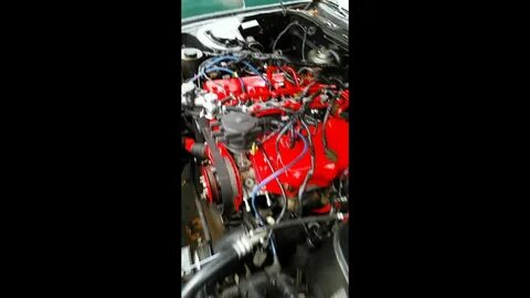 My 1987 Nissan 300zx turbo engine bay REBUILT - YouTube