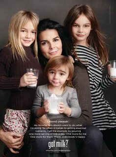 Angie Harmon in New 'got milk?' Ad Got milk ads, Angie harmo