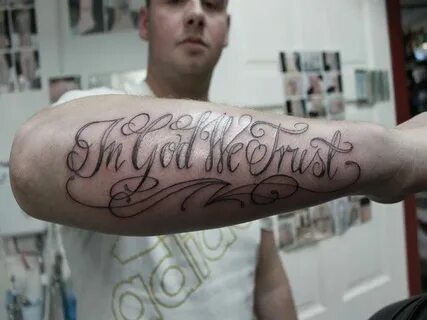 In God We Trust In god we trust, Tattoo quotes, Tattoos