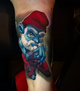 Smurf by Kegan Hawkins Papa smurf, Horror tattoo, Tattoos