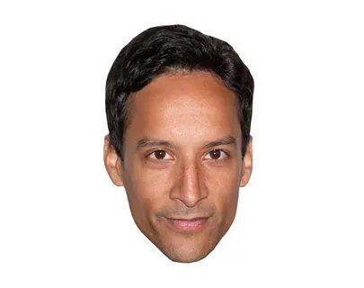 Danny Pudi VIP Celebrity Cardboard Cutout Face Mask