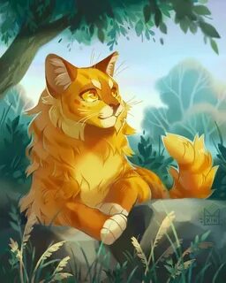 Lionblaze by elsenkins on DeviantArt Warrior cat drawings, W