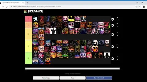 FNaF Characters Tier List - YouTube