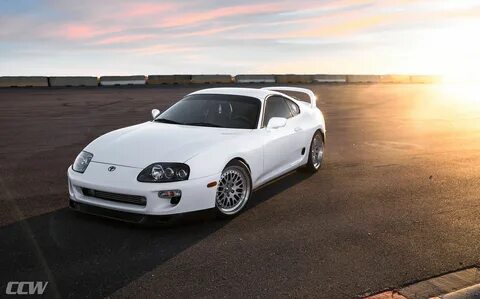 Super White Toyota Supra MKIV Turbo - CCW Classic Forged Whe