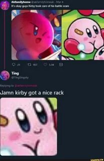 does kirby have boob arms?