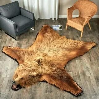 Gleaming bear skin rug with head Ideas, awesome bear skin ru