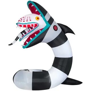 Giant 9.5' Inflatable Animated Beetlejuice Sandworm