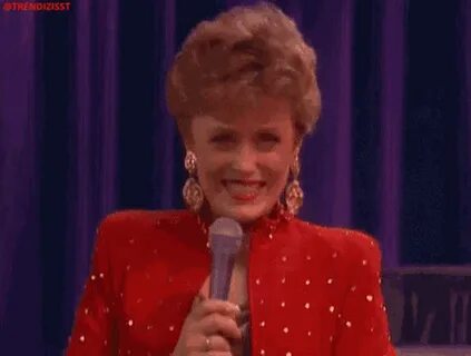 Blanche Devereaux - Golden Girls - Call Me GIF by Trendiziss