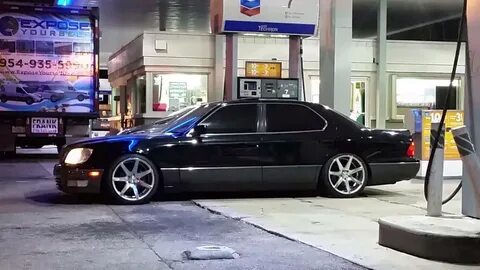 1998 LS 400 LEXUS BAGGED ON VOSSEN CV7 - YouTube