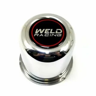 Set 4 Weld Racing Wheel Center Cap Large Polished Aluminum S