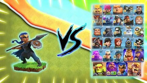 Level-20 Royal Champion vs All Max Troops Clash of Clans *Ep