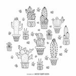 Pin by Renee Evans on DRAWING AND DOODLING Cactus outline, O